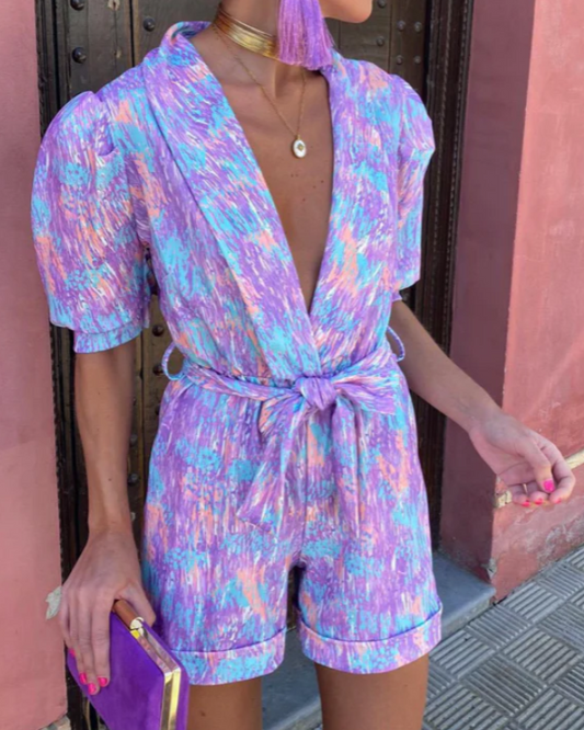 LP | Tuta elegante con scollo a V per donna