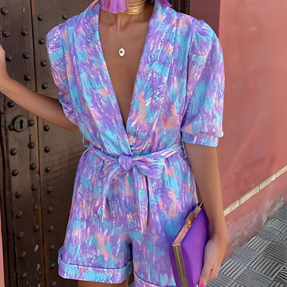 LP | Tuta elegante con scollo a V per donna