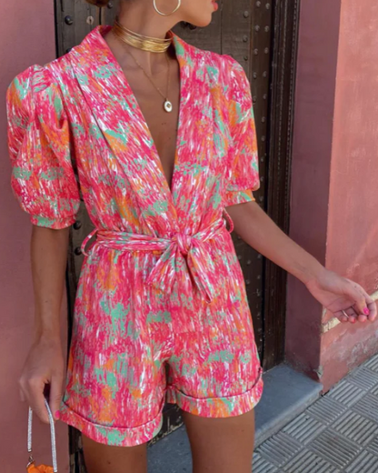 LP | Tuta elegante con scollo a V per donna
