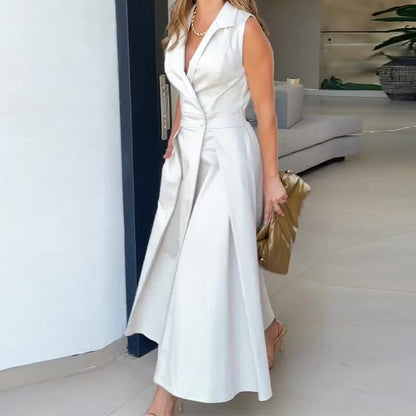 LP | Abito midi con scollo a V