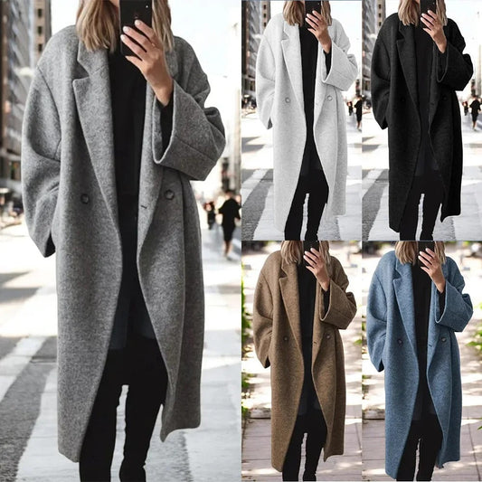 LP | Cappotto lungo e oversize in misto lana