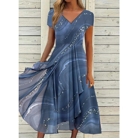 LP | Abito midi con scollo a V