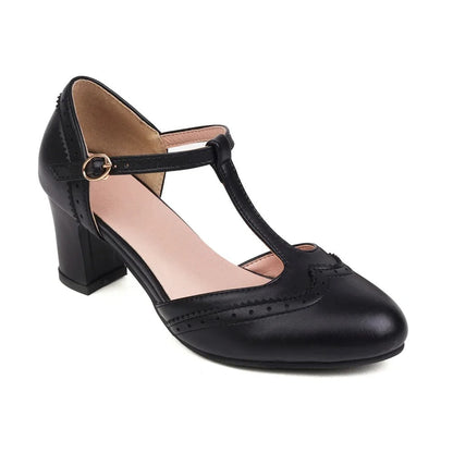 LP | Tacchi vintage con cinturino a T