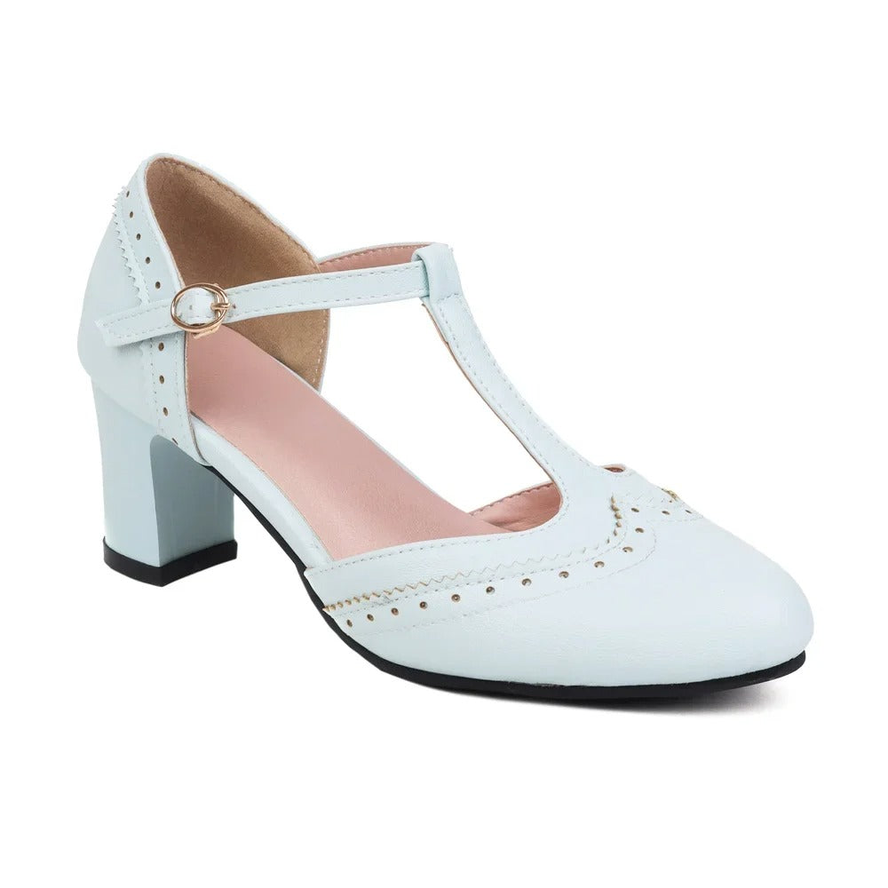 LP | Tacchi vintage con cinturino a T