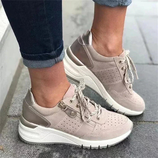 LP | - SCARPE DA GINNASTICA ORTOPEDICHE CON TACCO A ZEPPA