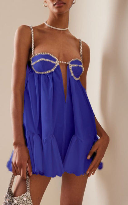 LP | Mini abito bustier con perline