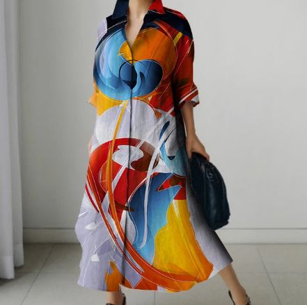 LP | Abito camicia elegante per donna