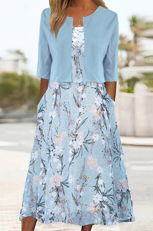 LP | Fiori Abito midi a due pezzi