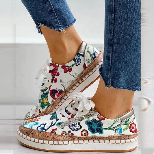 LP | Sneakers espadrillas con stampa floreale