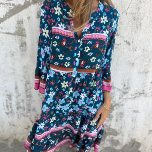 LP | Maxi abito floreale di lusso