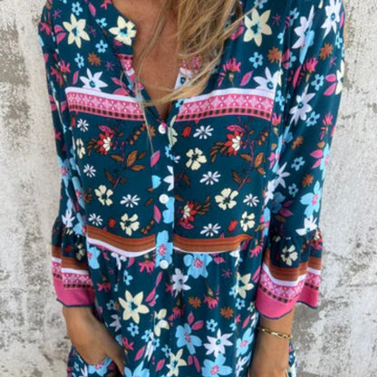 LP | Maxi abito floreale di lusso