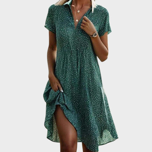LP | Elegante e comodo abito midi a pois
