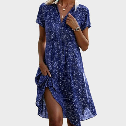 LP | Elegante e comodo abito midi a pois